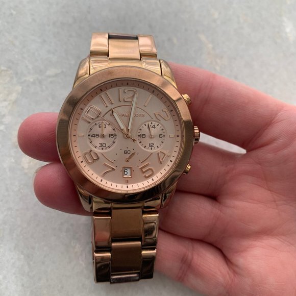 Michael Kors Rose Goldtone Stainless Steel Watch main image 8
